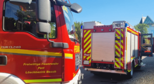 Ausgelöste Brandmeldeanlage